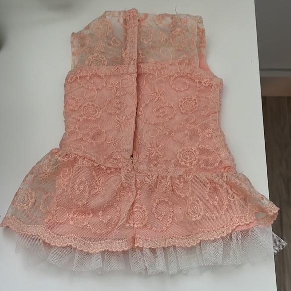 American Girl Doll, peach dress
pink underwear and light punk sandals - Picture 14 of 15